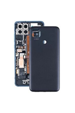 Xiaomi Red Mi 9c Uyumlu  Arka Kapak Kasa Siyah