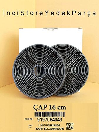 Class P 12 Yes 60 cm Yatık Davlumbaz Karbon Filtre (Siyah)