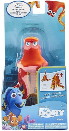 Orjinal Disney Kayıp Balık Dory Hareketli Büyük Figürler AHTAPOT HANK