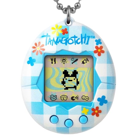 Tamagotchi Original Gen 2 Flower Gingham Sanal Bebek Dijital Evcil Hayvan Elektronik Oyuncak