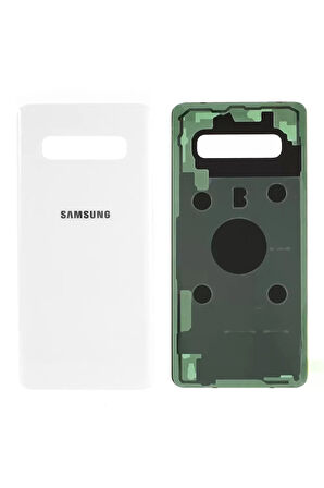 Samsung S10 Plus Uyumlu Arka Kapak Cam Beyaz G975f