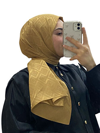 JAKARLI LABİRENT DESENLİ ŞAL 1008
