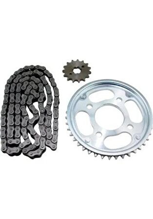 Honda Cbf 150 Performans Zincir Dişli Seti Oringsiz Düz Zincirli Arka 40T ,Ön 16T - Arasmoto