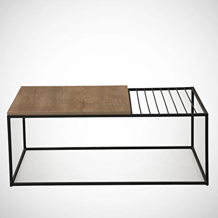 Pasific Home Zinus Metal Orta Sehpa, Koyu Meşe