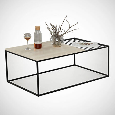 Pasific Home Zinus Metal Orta Sehpa, Meşe