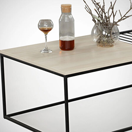 Pasific Home Zinus Metal Orta Sehpa, Meşe
