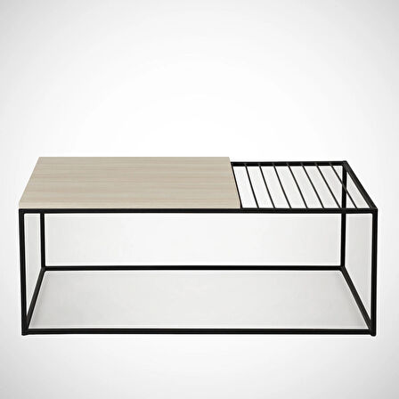 Pasific Home Zinus Metal Orta Sehpa, Meşe