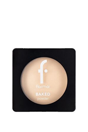 Flormar Yoğun Pigmentli Fırınlanmış Mat Pudra (SOĞUK ALT TON) - Baked Powder - 030 Mat Beige - 8682536053570