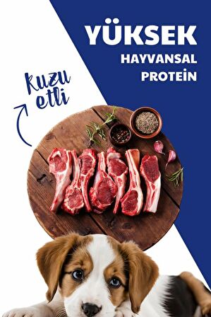 HerbaMax Puppy Kuzu Etli ve Pirinçli Yavru Köpek Maması 20Kg (2x10Kg)