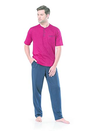 Pierre Cardin Erkek Kısa Kollu Penye Pijama