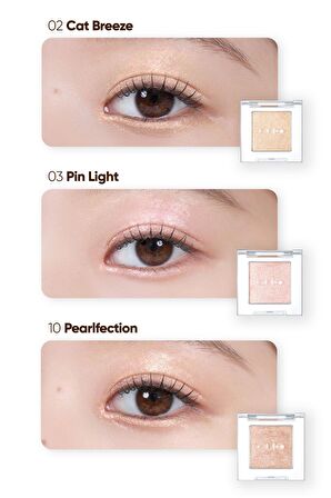 İnci Işıltılı Kremsi Dokuya Sahip Tekli Far Clio Pro Single Shadow (23FW) (G10 Pearfection)