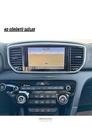 Kia Sportage 2020 2021 2022 Uyumlu 8 inç  Navigasyon ve Multimedya Nano Ekran Koruyucu