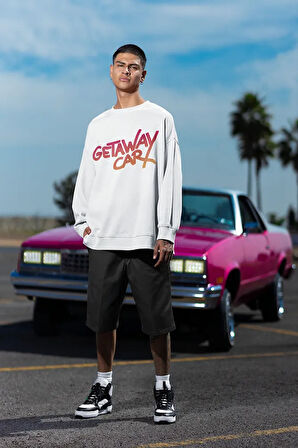 Getaway Car Yazılı Unisex Oversize Şarkıcı Taylor Swift Sweatshirt