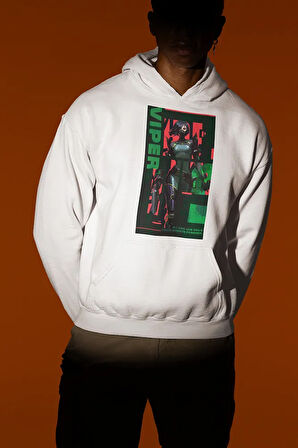 Smoker Viper Baskılı Unisex Oversize Vaalorant Hoodie