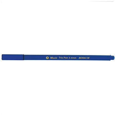 Masis Trio Pen 0.4 MM Koyu Mavi S6504-16 (10 adet)