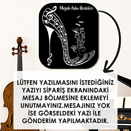 Veraart Işıklı Kişiselleştirilebilir Müzik Temalı Tablo Kadın Ayakkabısı Dekoratif Gece Lambası 60 cm