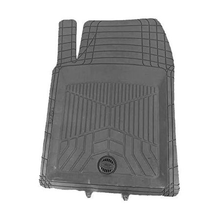 Citroen C-Elysee Uyumlu Universal 3D Havuzlu Pufi Move Gri Paspas