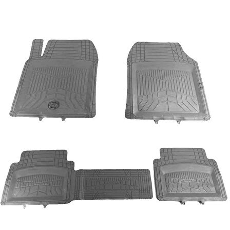 Honda Hrv Uyumlu Universal 3D Havuzlu Pufi Move Gri Paspas