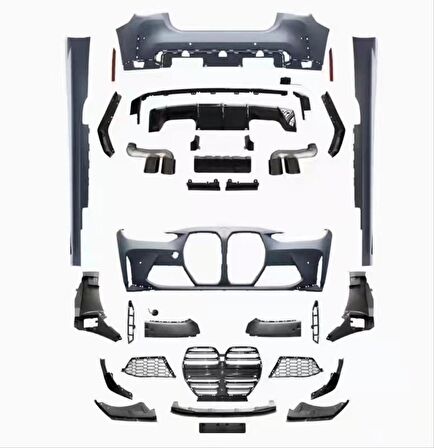 4 SERISI G22 M4 BODY KIT (ÖN ARKA TAMPON MARŞPİYEL PANJUR - EGZOZ SET)  2 KAPI