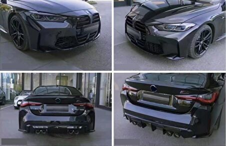 4 SERISI G22 M4 BODY KIT (ÖN ARKA TAMPON MARŞPİYEL PANJUR - EGZOZ SET)  2 KAPI