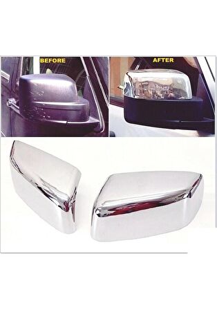 Dodge Nitro Ayna Kapağı Paslanmaz Çelik Krom 2 Parça