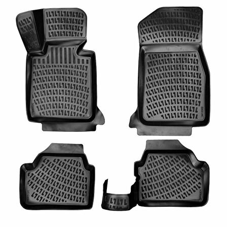 Cadillac Escalade ESV Bench Seating 8 Koltuklu 2021 Sonrası Siyah 3D Havuzlu Paspas