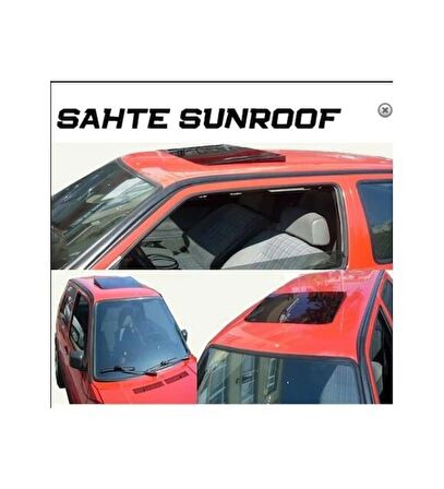 Yalancı Sunroof Çakma Sunroof 1.sınıf Piano Black