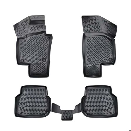 Rizline Audi Q8 Sportback E-Tron / Arkada Klips Olmayan 2024 Sonrası 3D Havuzlu Paspas