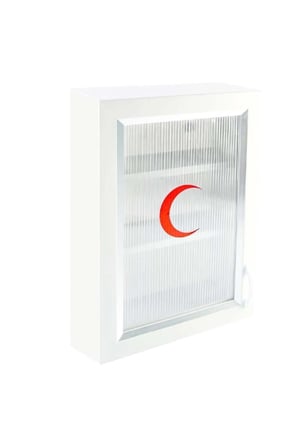 Pvc Malzeme Kaliteli Ecza Dolabı 50x35x16 Cm