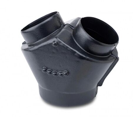 Üç yollu Y hortum konektörü Giriş 127 mm Çıkış 102/102 mm