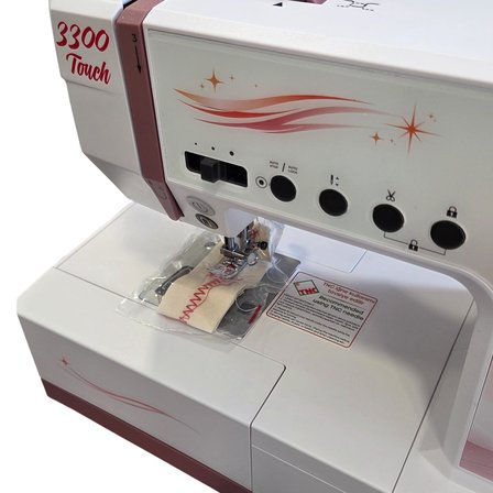 MOONSTAR EV TİPİ ELEKTRONİK DÜZ DİKİŞ MAKİNASI 300 DESEN DOKUNMATİK EKRAN / MODEL 3300 TOUCH