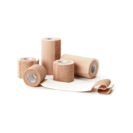 Libor CoFlex AFD Kohezif Bandaj ( TAN 3″x5 yard 24R/C )-( Coban Yapışkanlı Bandaj Koban )