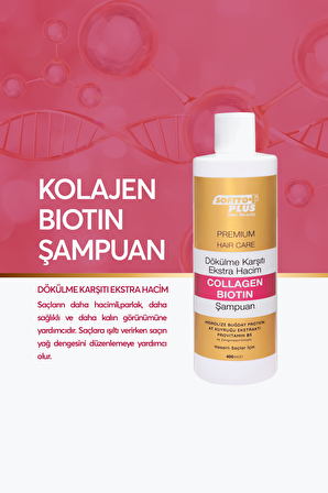 SOFTTO PLUS COLLAGEN BIOTIN SHAMPOO 400 ML