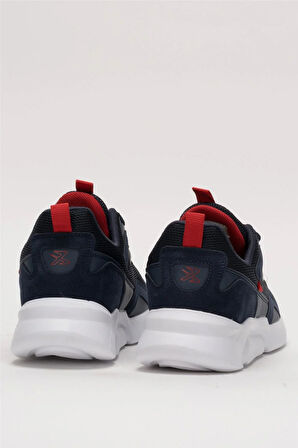 Erkek Günlük Rahat Yürüyüş Spor Ayakkabı LACİVERT - KIRMIZI