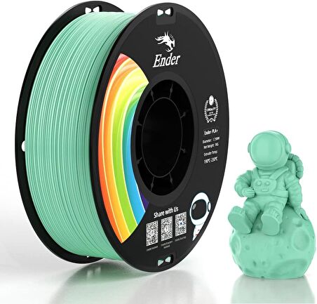 Creality Ender PLA+ Filament Yeşim 1.75mm 1kg Standart