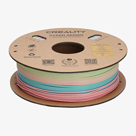 Creality Hyper PLA Gökkuşağı Spring Lake Filament 1.75mm 1kg Standart