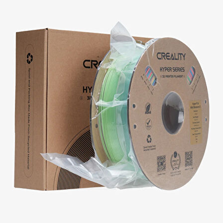 Creality Hyper PLA Gökkuşağı Filament Wild Blossom - Short 1.75mm 1kg Standart