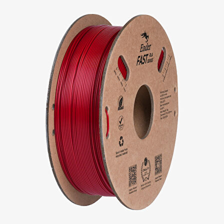 Creality Ender Fast PLA Filament Ateş Kırmızı 1.75mm 1kg Standart