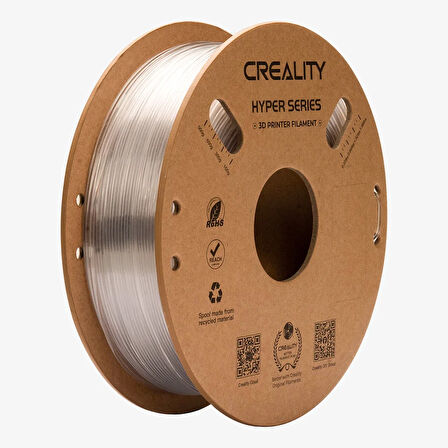 Creality Hyper PETG Filament Transparan 1.75mm 1kg Standart