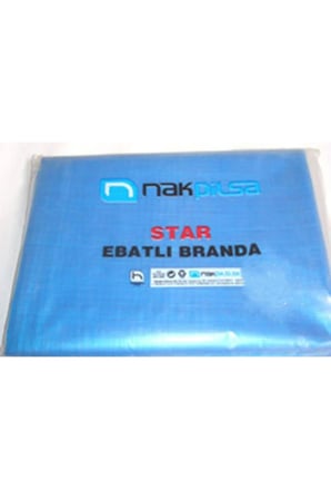 4x6 Star Abkplastik Su Kar Geçirmez Ebatlı Branda Çadır 4m x 6m -