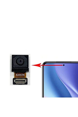 Xıaomi Poco F3 Uyumlu Ön Kamera Flex