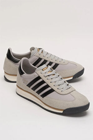 Erkek Günlük Rahat Taban Yumuşak Hafif Sneaker Bağcıklı Spor Ayakkabı  BUZ - SİYAH