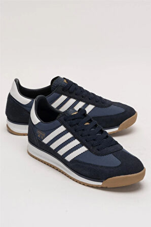 Erkek Günlük Rahat Taban Yumuşak Hafif Sneaker Bağcıklı Spor Ayakkabı  LACİVERT - BEYAZ