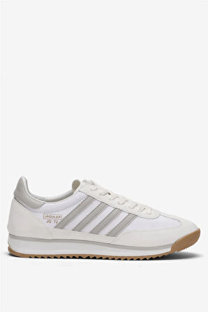 Erkek Günlük Rahat Taban Yumuşak Hafif Sneaker Bağcıklı Spor Ayakkabı  BEYAZ - BUZ