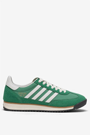 Erkek Günlük Rahat Taban Yumuşak Hafif Sneaker Bağcıklı Spor Ayakkabı  YEŞİL - BEYAZ