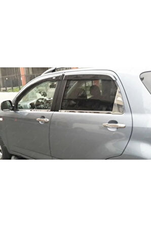 Daihatsu Terios Krom Cam Çıtası 4 Parça 2005 Ve Üzeri Paslanmaz Çelik