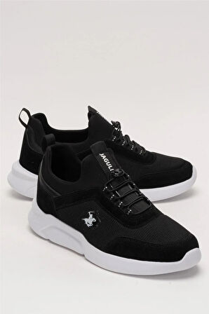 Erkek Günlük Rahat Snekaer Spor Ayakkabı SİYAH - BEYAZ