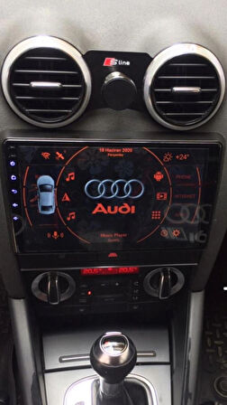 AUDİ A3 UYUMLU 8P KASA(2004-2012)%100 KIRILMAZ SLİNE LOGOLU  MIKNATISLI TELEFON TUTUCU