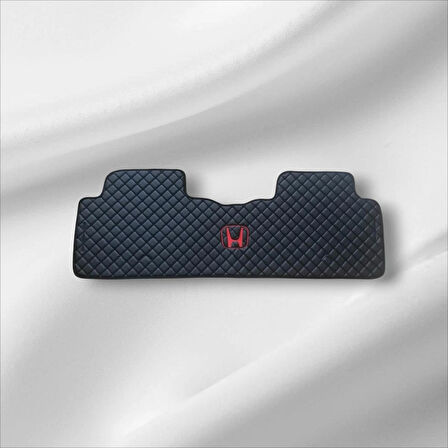 Honda Civic VTEC-1 VTEC-2 UYUMLU(2001-2006) KASA SİYAH BAKLAVA DESEN DERİ KAPİTONE OTO PASPAS TAKIMI