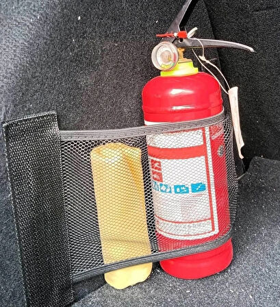 OTO ARAÇ BAGAJ İÇİ FİLELİ CIRTLI 2 Adet Fileli Tutucu